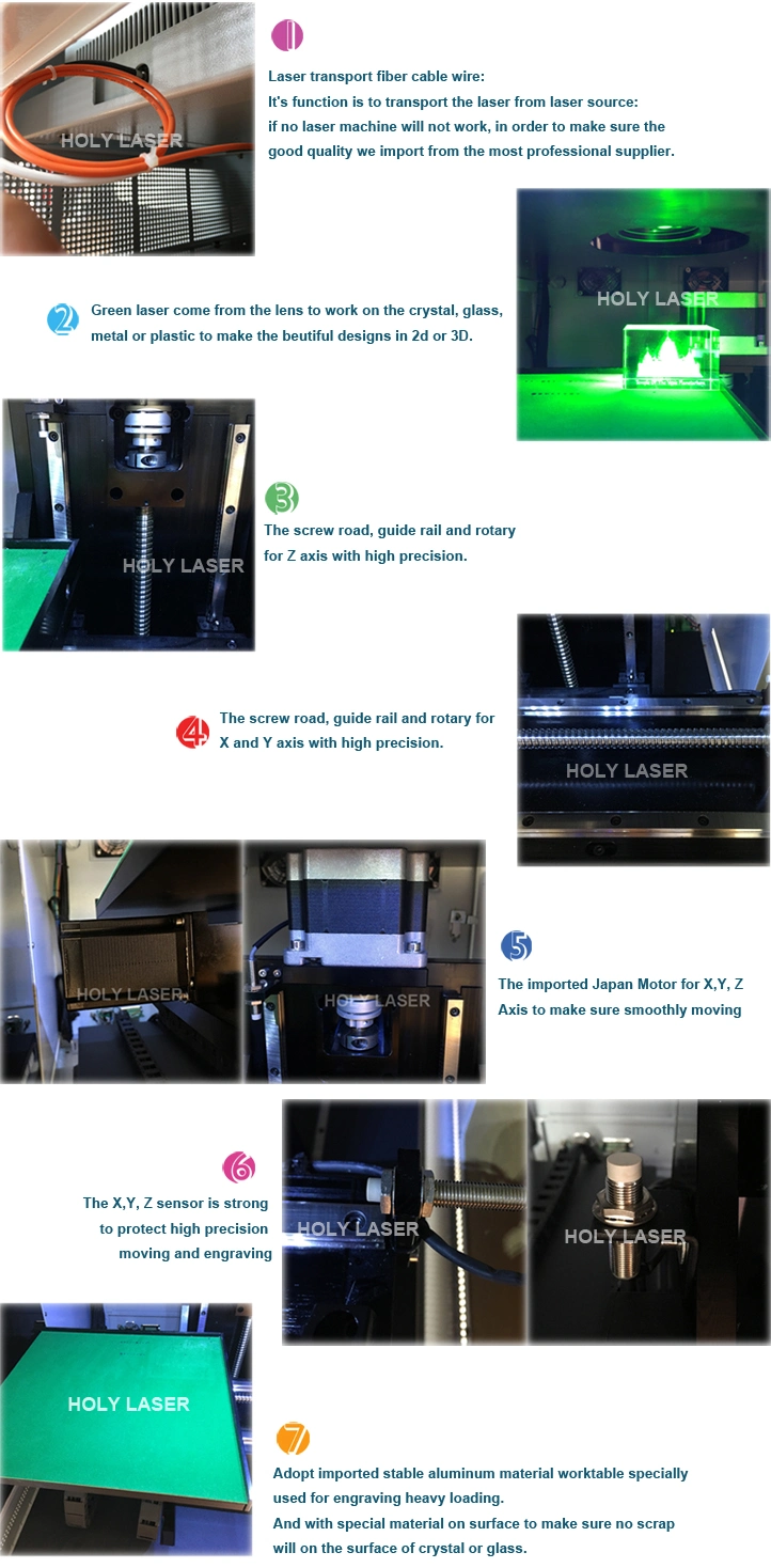 Christmas Gift Engraver Machine 3D Laser Crystal Price