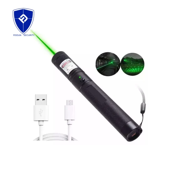 Puntatore laser verde con messa a fuoco regolabile ad alta potenza alla moda 532nm Gamma da 100 a 10000 metri Laser 009