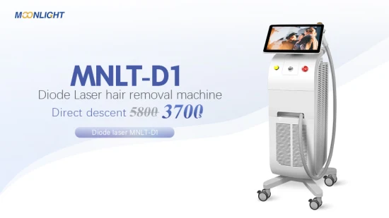 Nuova versione 2023 3D Tri-Waves 4K 808Nm Macchina per la depilazione laser a diodi 755 808 1064 Diodo Laser Ice Platinum