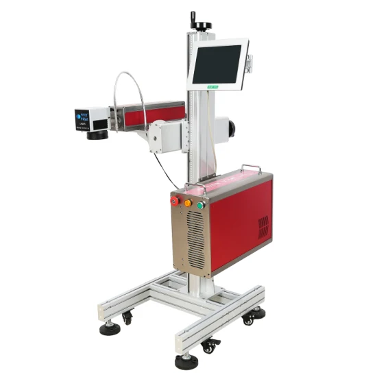 Macchina laser a fibra multilingue, marcatura/incisione/codifica laser a onda continua, data di scadenza del prodotto;  Industria dell'imballaggio alimentare/agricolo